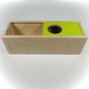 Lovevery Wooden Sliding Top Box The Thinker Kit 11-12 Months Montessori NO BALL